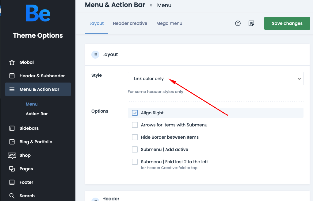 Menu Color — Betheme Support Forum